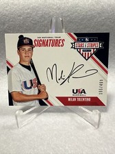 Milan Tolentino 2020 Panini USA Stars & Stripes Certified Autograph 155/499