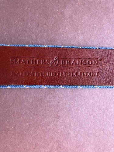 Smathers & Branson YOUTH/CHILD Soccer Needlepoint Belt PLEASE SEE MEASUREMENTS - Picture 9 of 11