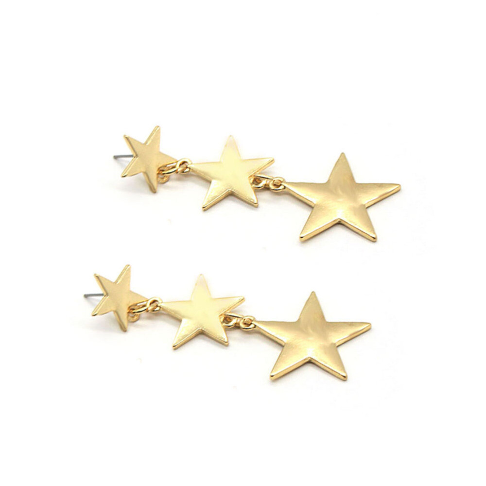 Sterne Ohrstecker In Roségold 14k Vergoldet - Hypoallergen, Wasserfest, Minimalistischer Schmuck Für Damen