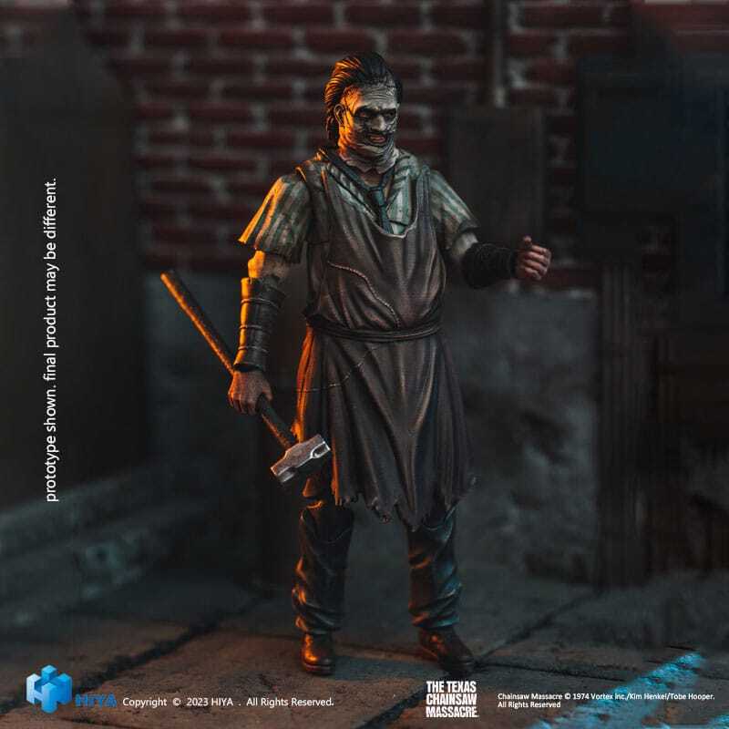 Texas Chainsaw Massacre (2003) Exquisite Mini Action Figure 1/18 Leatherface ...