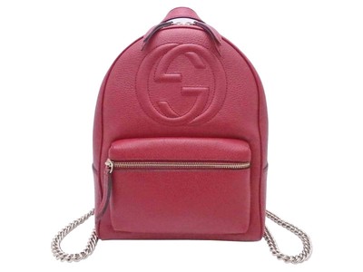 gucci strap backpack