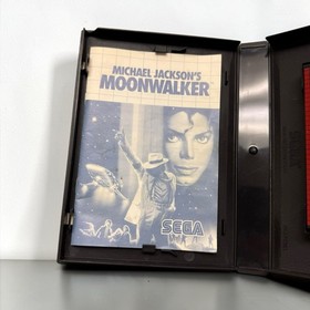 Michael Jackson's Moonwalker Sega Master System Complete w/ Box & Manual RARE