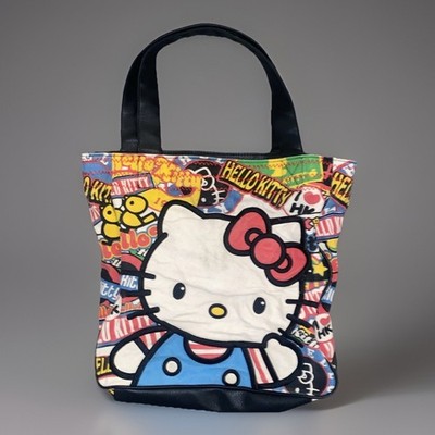 Rare LOUNGEFLY x SANRIO Hello Kitty Tote Bag Purse Used Free Shipping