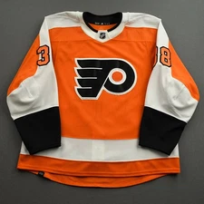 2021-22 Patrick Brown Philadelphia Flyers Game Used Worn NHL Hockey Jersey