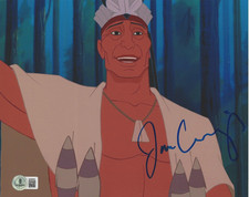 JIM CUMMINGS SIGNED 'POCAHONTAS' 8x10 MOVIE PHOTO 2 VOICE ACTOR BECKETT BAS COA