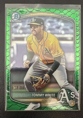 2025 Bowman Draft - Chrome Green Reptilian Refractor #BDC-88 Tommy White