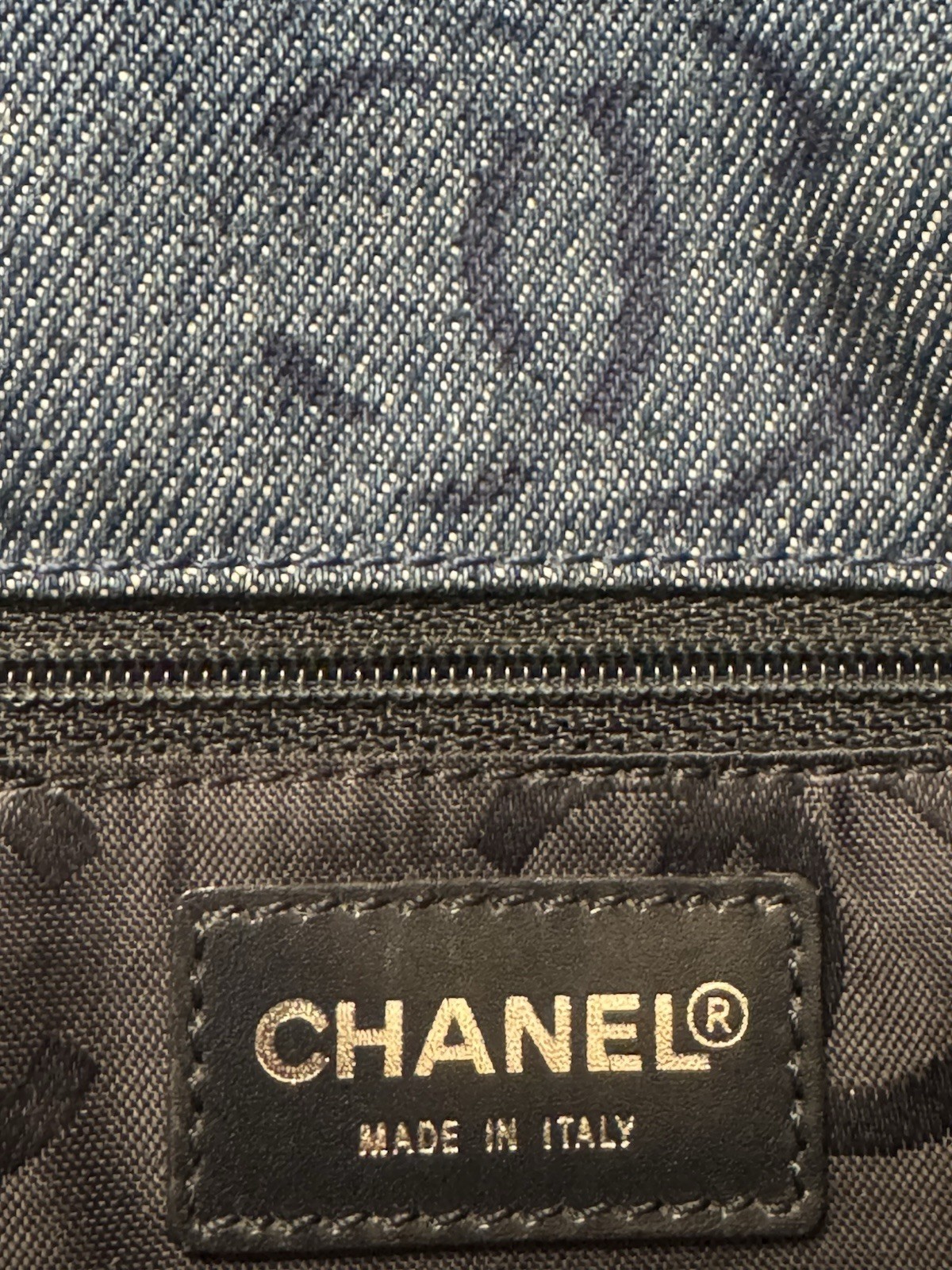 Chanel Rare, Demin, Vintage Clutch Bag, 2000’s Limited Edition, Perspex Cc Lock image 6