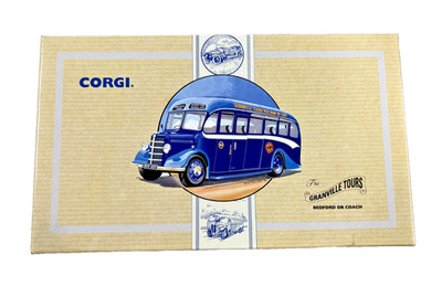 Corgi 1:50 Bedford OB Coach Granville Tours Route Grimsby Town FC Box 97108