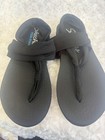 Skechers Yoga Foam Sling Back Thong Style Sz 8.5 Women’s  Black — photo 1