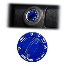 Rotary Push Start Button Cover, Metal Car Engine Start Stop Button Anti