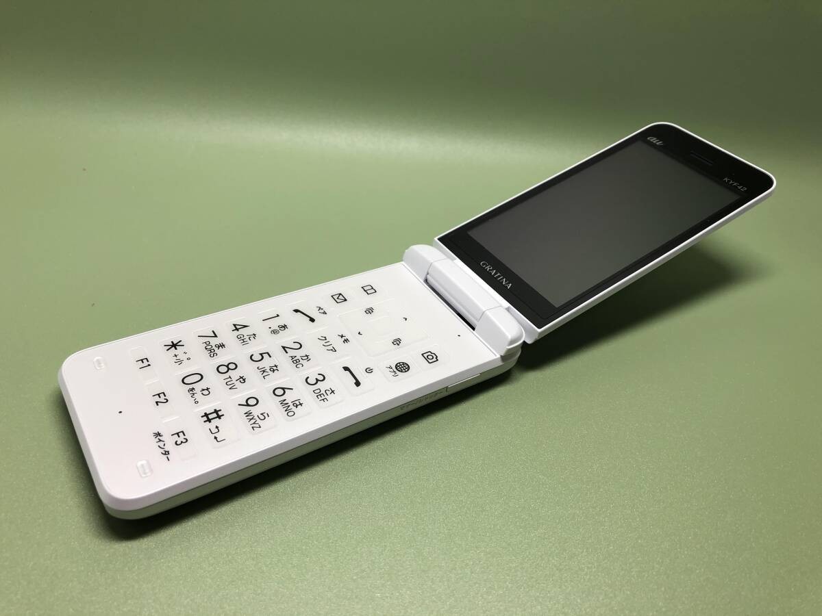 KYOCERA KYF42 GRATINA KEITAI Android Flip UNLOCKED SIM Free White
