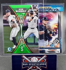 2025 Bowman Draft Kevin McGonigle Parallel Inserts (2): Green Axis /99 & PP /250