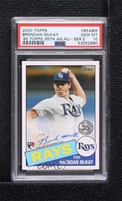 2020 Topps 1985 Baseball Series 2 Brendan McKay #85A-BM PSA 10 GEM MT Auto gh4