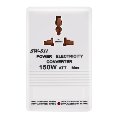 110V to 220V Step Up & Down Power Voltage Converter Watt Transformer for Travel