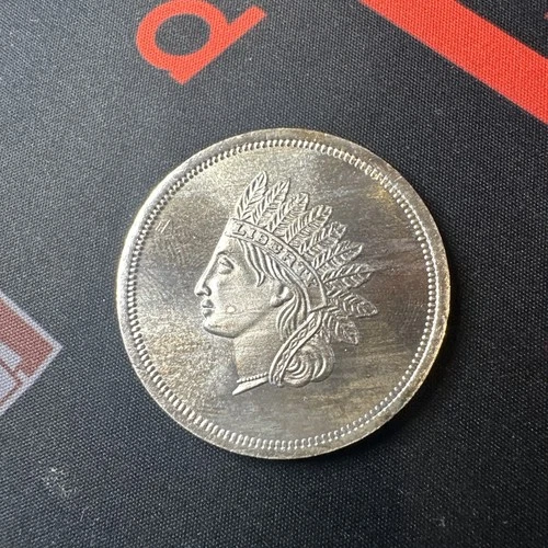 Vintage "Indian Head" 1 Troy Oz .999 Fine Silver Round Ounce