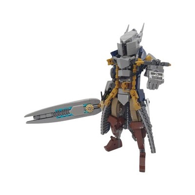 Mocs Bricks Sets MOC-100820 Protector Mech Sword Building Toys Kits 401 Parts