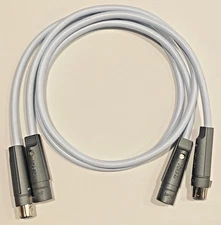 Supra Model EFF-IXLR Audio Interconnect Balanced XLR cables 1 meter pair