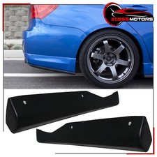 Fits 11-14 Subaru Impreza Wrx Sti Sedan Ht Style Rear Lip Splitter Aprons 2pc Pu