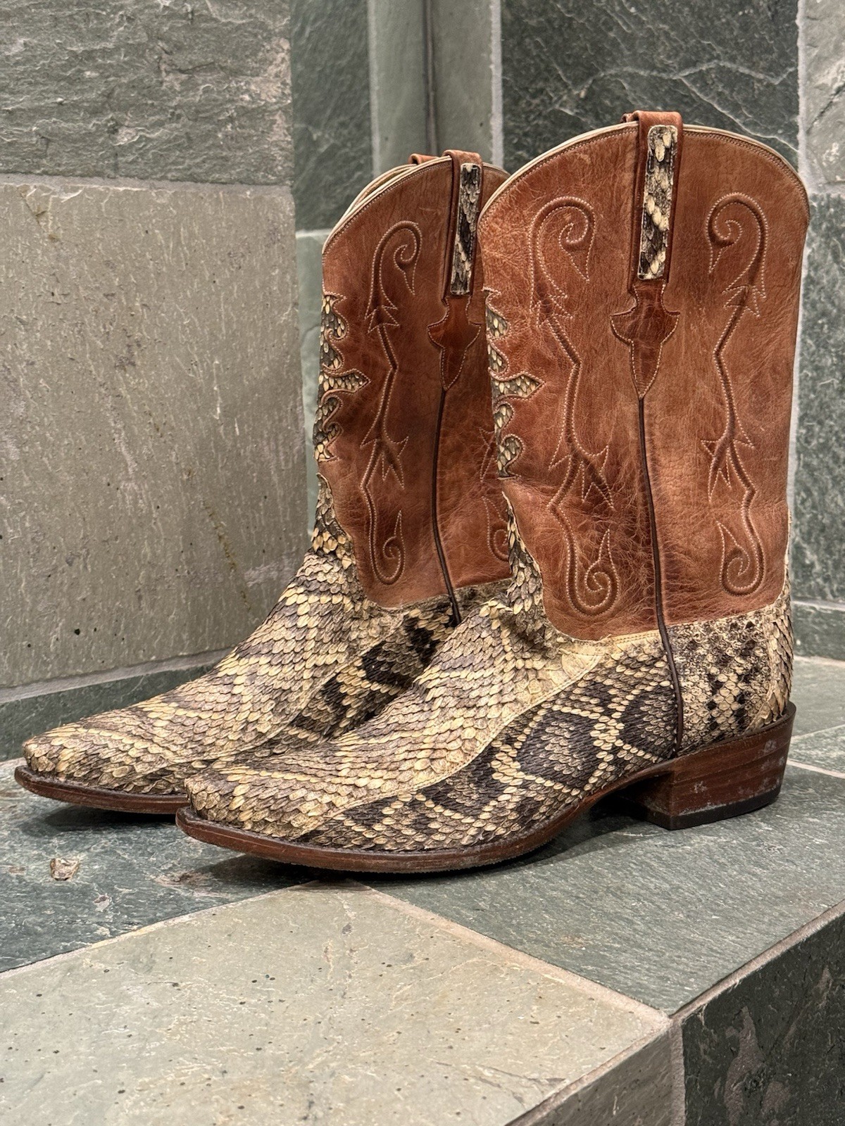 Lucchese Classics Eastern Diamondback Rattlesnake… - image 1