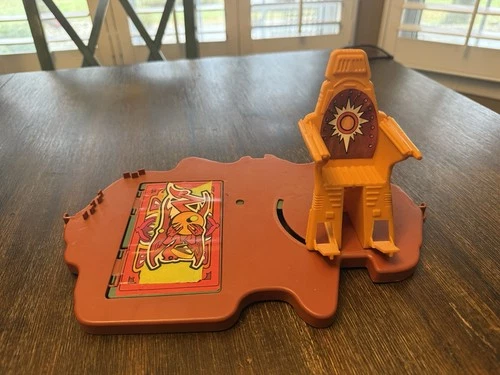 1981 Mattel Vintage Castle Grey Skull Chair Trap Door Floor Parts