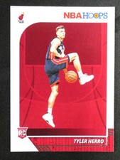 2019-20 PANINI NBA HOOP TYLER HERRO Rookie Basketball Card #210. rookie card picture