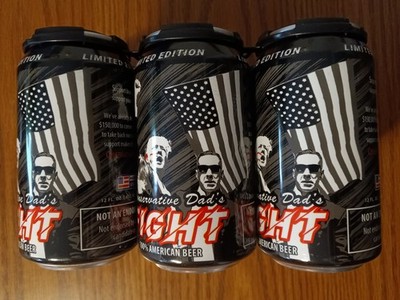 LIMITED EDITION Conservative Dad's TRUMP FIGHT Beer 6-Pack - EMPTY