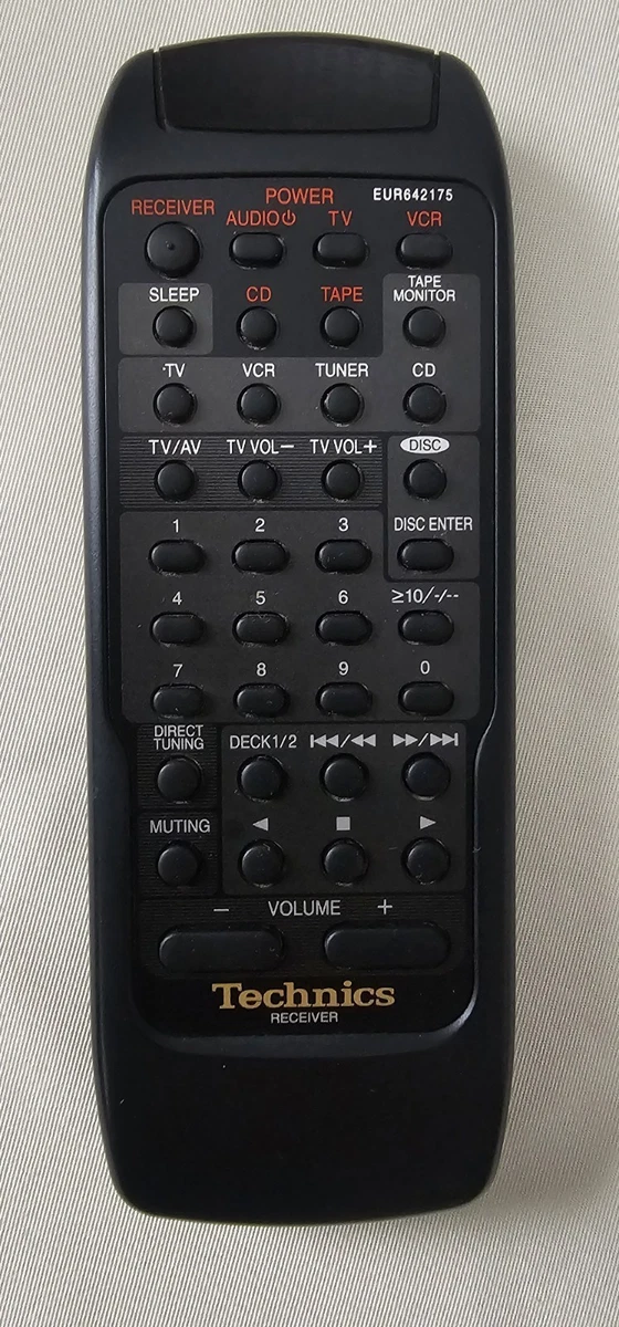 Technics EUR642175 Mando a distancia para receptor SA-EX HiFi