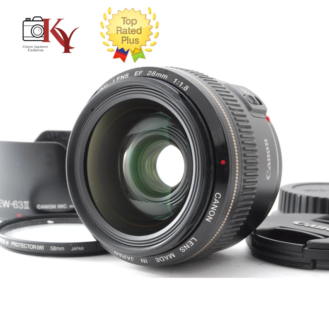 Las mejores ofertas en Lentes de cámara Canon f/1.8 28mm Focal | eBay