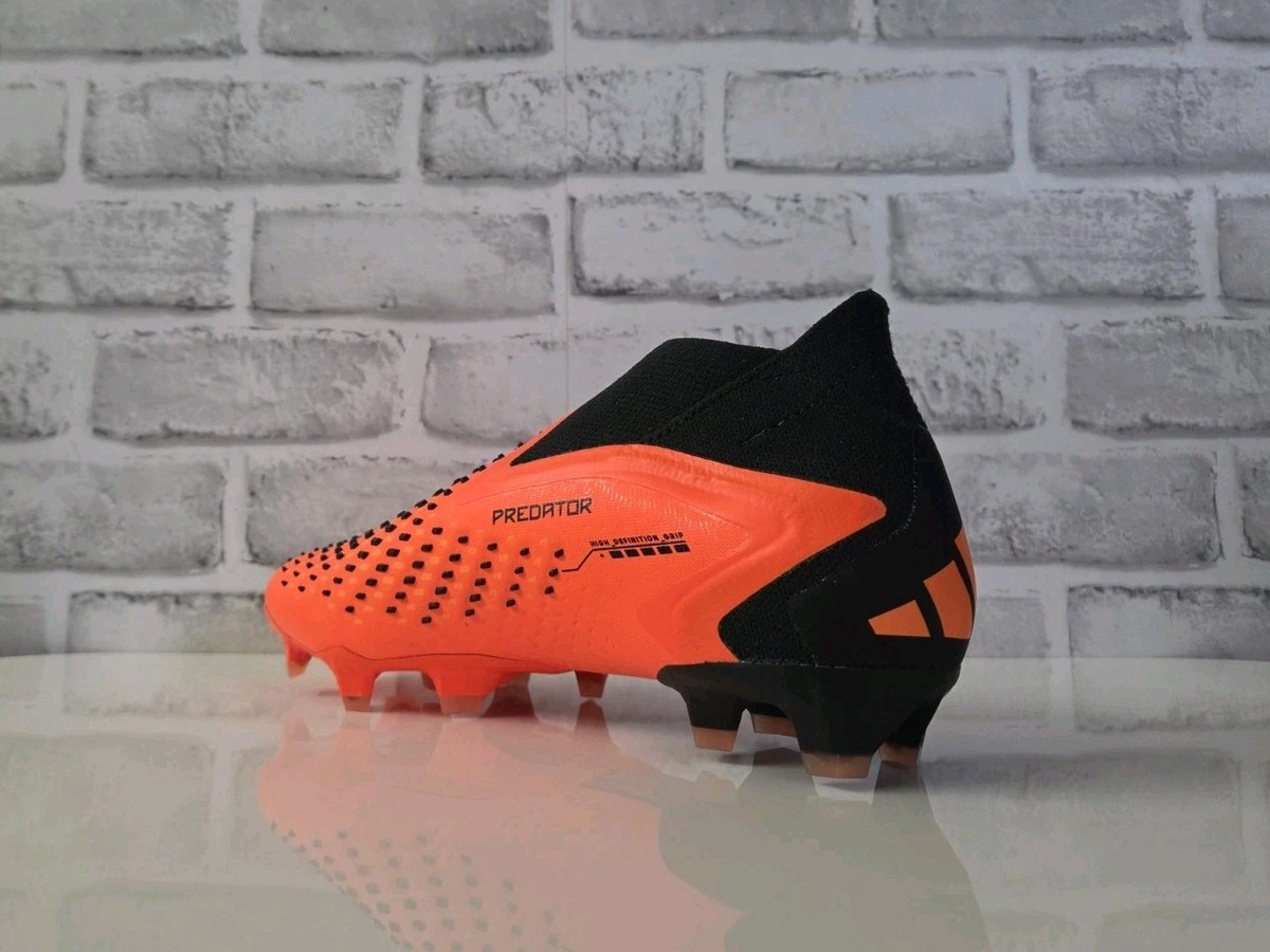 Men\'s Size 9 Adidas Predator Accuracy+ FG Orange Black Soccer Cleats GW4560‎ Adidas Predator Accuracy+ FG Orange Black Soccer Cleats New  main image 4