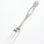 VINTAGE STERLING SILVER .925 FRONTENAC BY INTERNATIONAL CO 6-1/8" DESSERT FORK