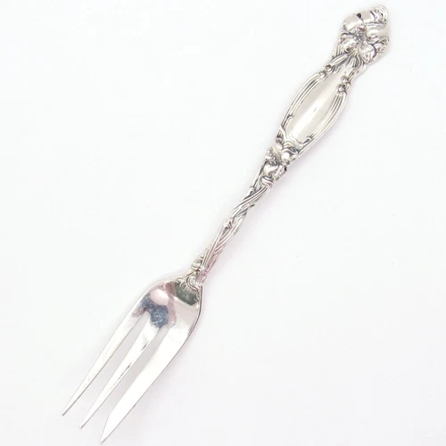 VINTAGE STERLING SILVER .925 FRONTENAC BY INTERNATIONAL CO 6-1/8" DESSERT FORK