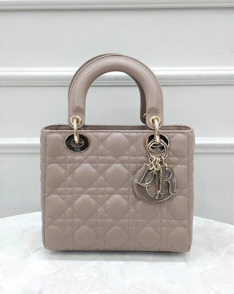 Petit sac en cuir Dior Lady 68433512