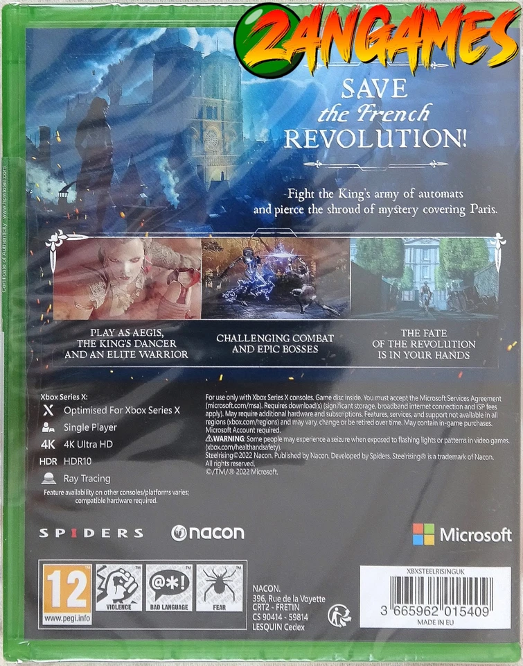 Steelrising (Xbox Series X) [BRAND NEW & FACTORY SEALED] - Image 2 of 2