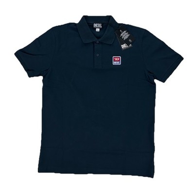 NEW Diesel T-Smith 16-2 Short Sleeve Polo Shirt Midnight Navy Blue