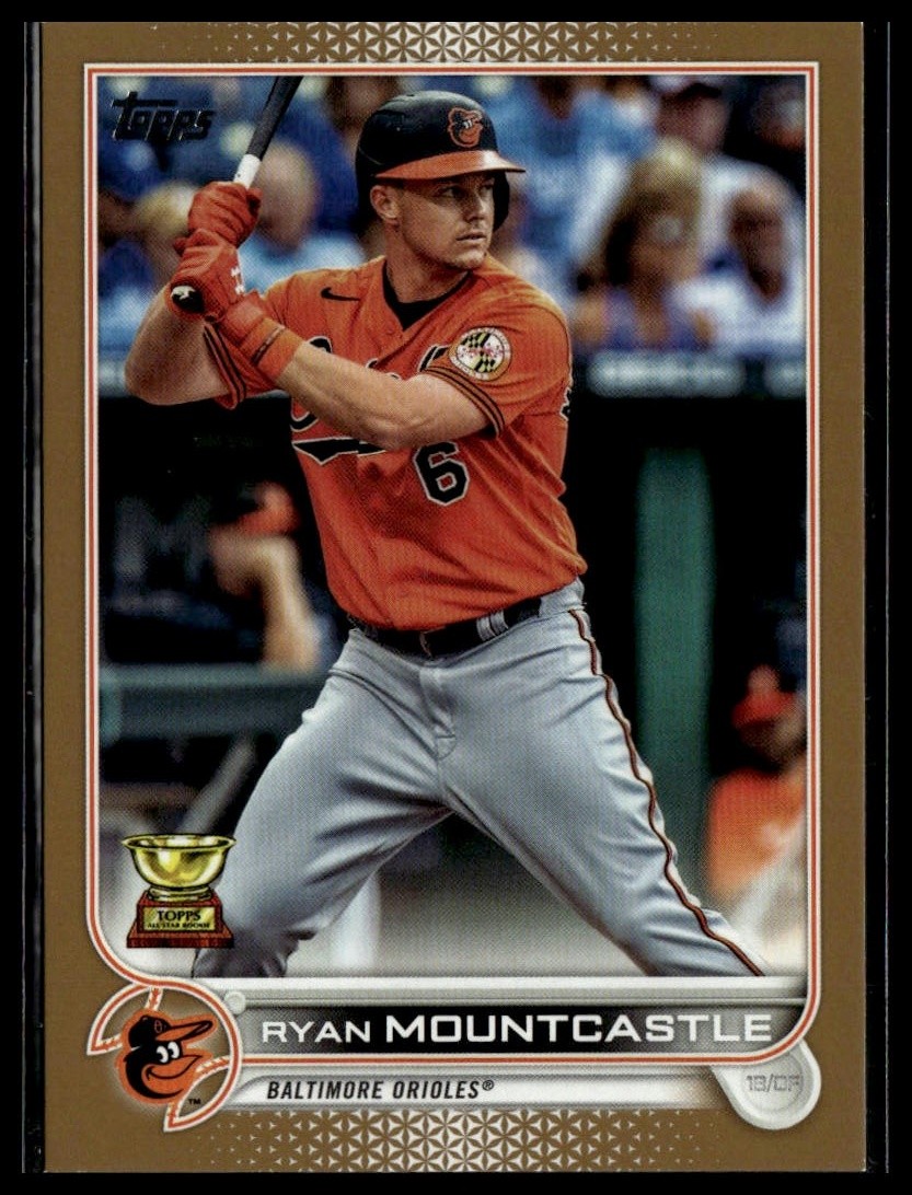 2022 Topps #579 Ryan Mountcastle Gold RC /2022