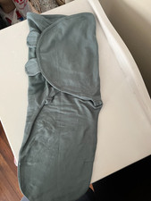 Comfy Cubs Infant Swaddle 100 Cotton Size S/M 7-14lbs Dark teal color Used