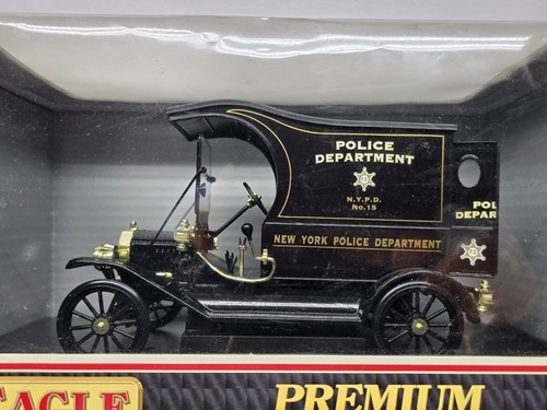 Sealed 1999 1:18 Scale Eagle Collectibles NYPD Paddy Wagon Die-Cast Ford Model T - Picture 2 of 12