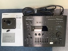 Roland TD-50X V-Drums Drum Sound Module Electronic Percussion Used w/Manual