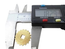 WINDING RATCHET WHEEL Alarm CLOCK  REPLACEMENT BRASS   SPARE REPAIRS