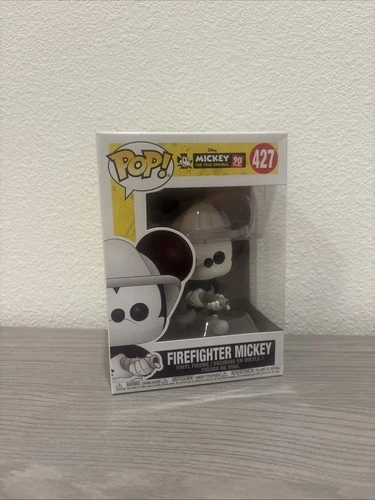 Funko Pop! Disney True Original Fire Fighter Mickey Mouse #427 Vinyl Figure New
