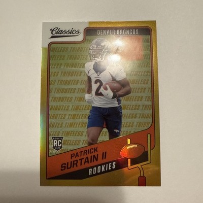 2021 Classics Patrick Surtain II RC Premium Edition TimelessTributes Gold #56/60
