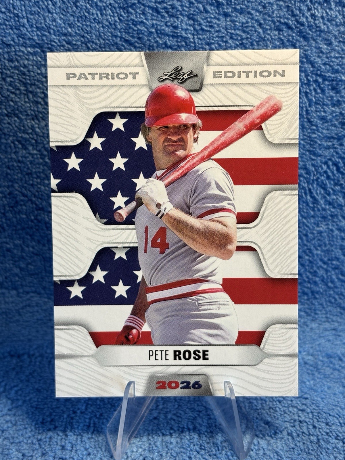 Pete Rose Cincinnati Reds "Special Release" 2026 Leaf #P-48 Baseball Card
