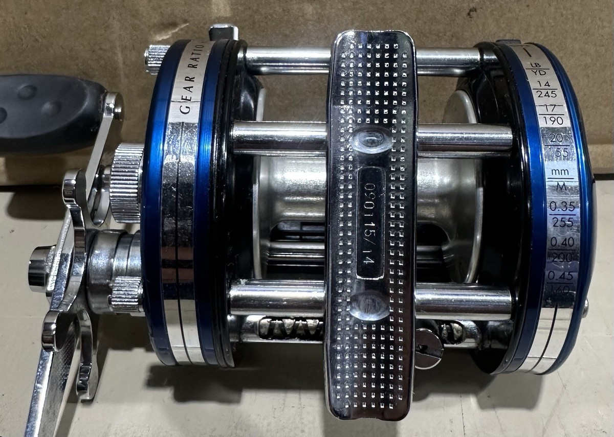 Abu Garcia Ambassadeur 6501 C4 High Speed Fishing Reel 6.3:1 Blue