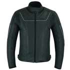 Men’s Premium Cowhide Leather Motorcycle Jacket Removable Liner, CE Armor
