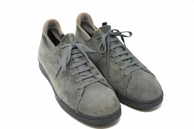 Geox Warrens Suede Sneakers Dark Grey Men s Low Top Comfortable Breathable Shoes