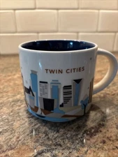 Starbucks Coffee Mug Twin Cities You Are Here Collection Mug 2013 14 oz Cup Mug