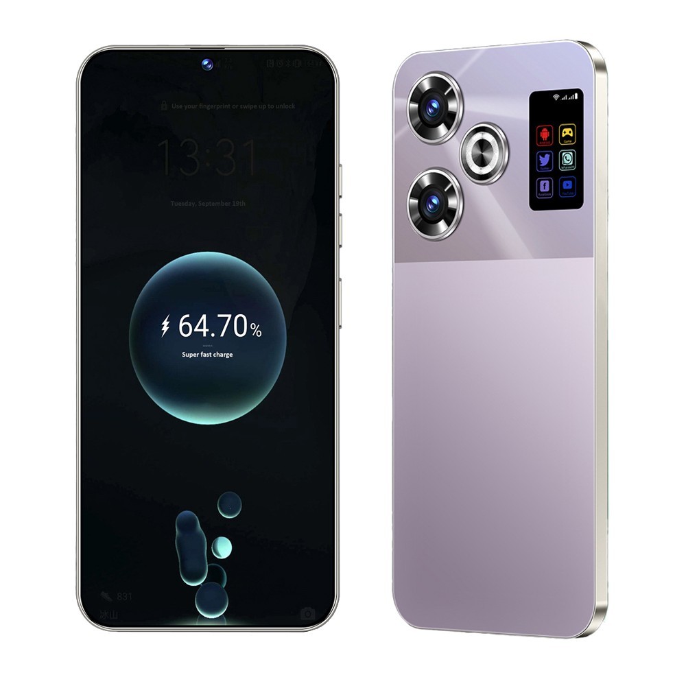 6.8" HD Smartphone Android Unlocked Smart Mobile Phone 4GB+64GB, 32MP+24MP