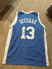 NORTH CAROLINA TAR HEELS- HENRI VEESAAR SIGNED AUTOGRAPH JERSEY JSA COA UNC 