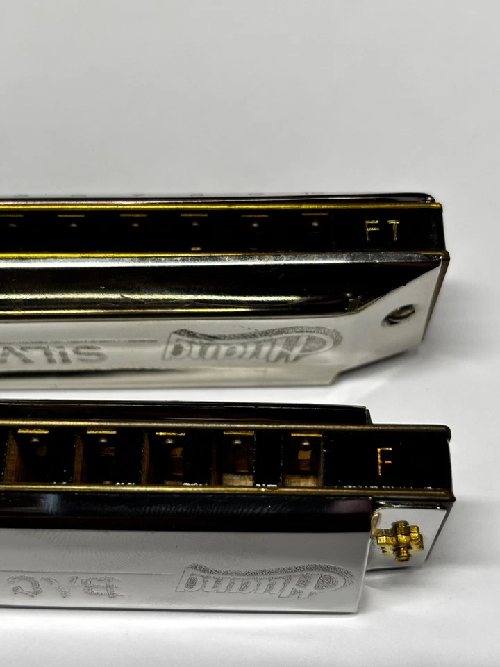HARMONICA Huang HARP  KEY OF  F  & F TENOR  LOW F NEW UNUSED  HOHNER 2 pc LOT - Image 4 of 4
