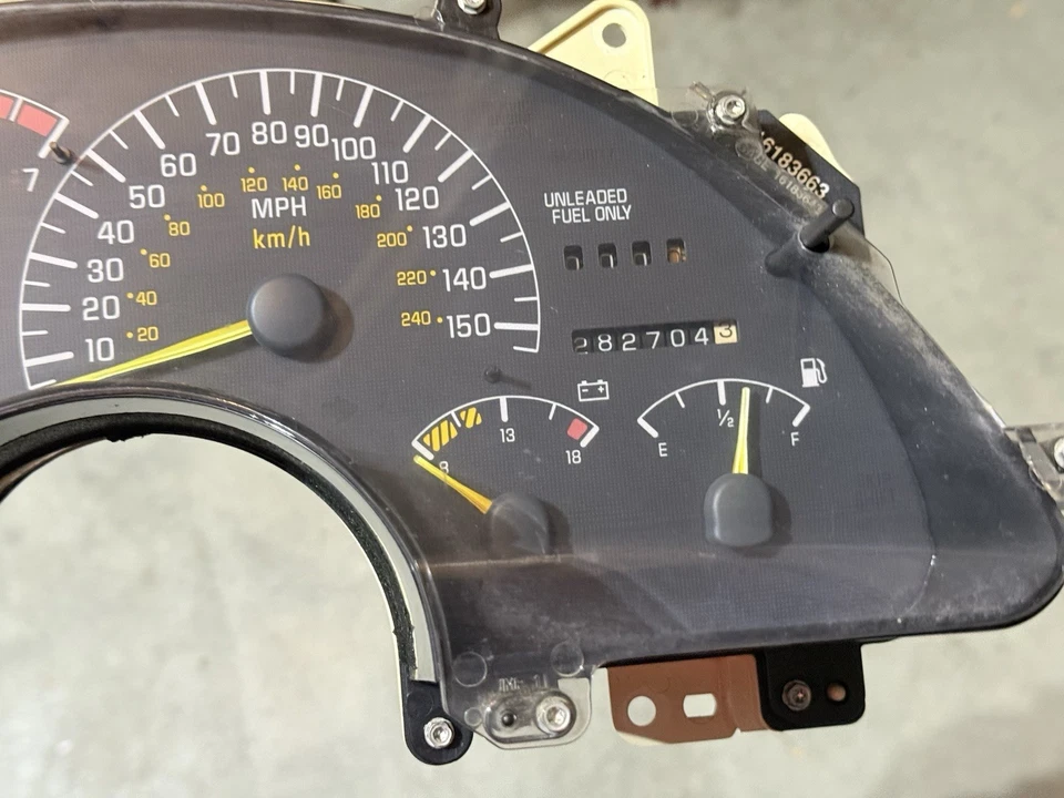 Cuadro de instrumentos velocímetro Pontiac Firebird 1993-1997 OEM 5,7 L 150 MPH Foto 4 de 4